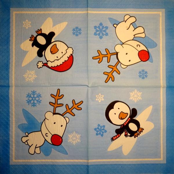 048 Pinguine - 3-lagig - ppd - P. Bourrigault